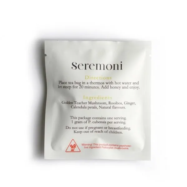 Seremoni Psilocybin Tea – Ginger Rooibos (1000mg) - Image 2
